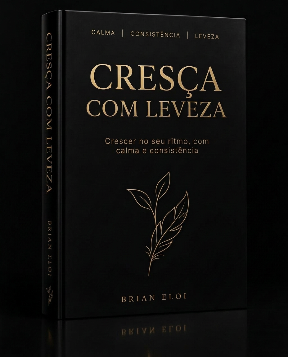 Capa do ebook Cresça com Leveza, de Brian Eloi